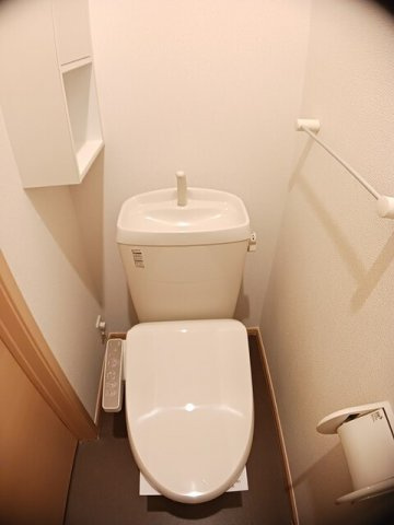 メゾンド・ソレイユ　Ⅱのトイレ|清潔感のあるトイレです