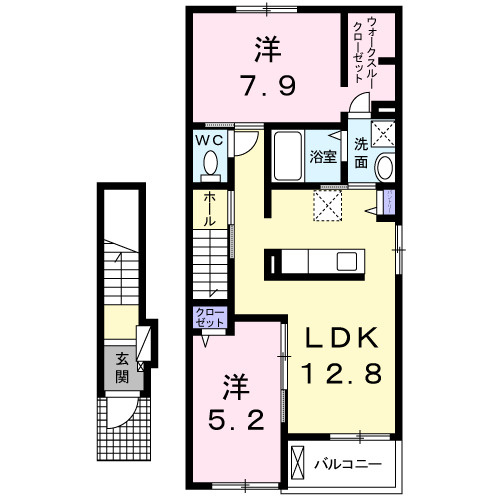 Ｐｉａｇｅｔ玉名の間取り