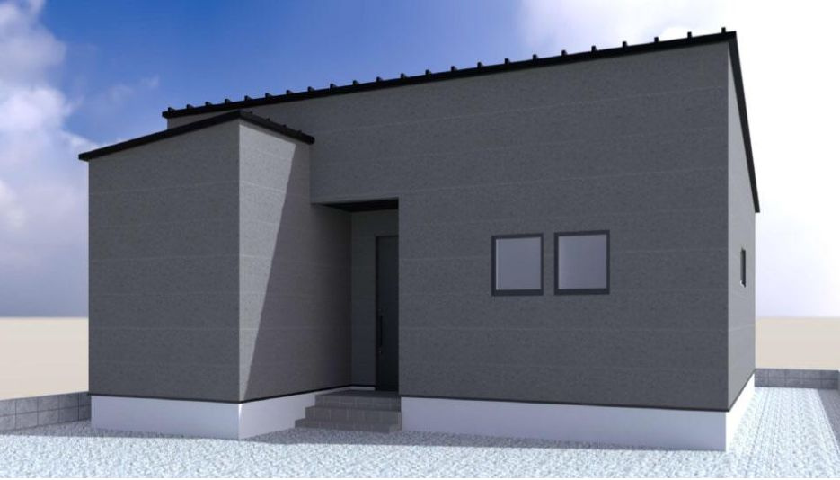 都城市早鈴町の新築一戸建の外観