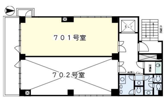 ヴァルス山下町ビルの間取り