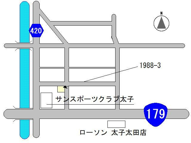 揖保郡太子町太田　売地の地図