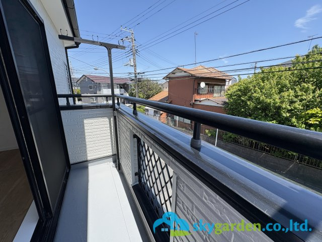 茅ヶ崎市室田二丁目　中古戸建のバルコニー|陽当たり良好なバルコニーです