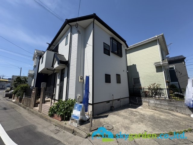 茅ヶ崎市室田二丁目　中古戸建の外観|普通車１台分の駐車スペース（要サイズ確認）