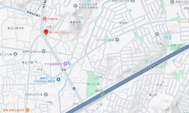 【地図】 | 第1マーブルハイツ
