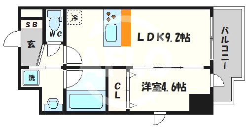 ハーヴェスト京町堀の間取り|ハーヴェスト京町堀　間取り