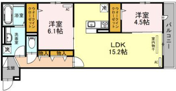 【間取り】 | Futawa美章園