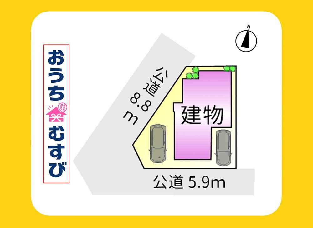 春日井市梅ヶ坪町1期(全1棟)の区画図