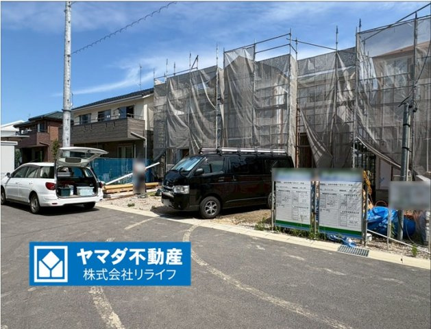 新築戸建　岐阜市東鶉5丁目　全5区画分譲の外観|「現地（2026年7月3日）撮影」　
■外観写真　
■ヤマダ不動産　株式会社リライフ　