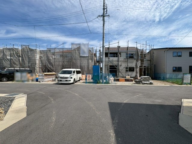 新築戸建　岐阜市東鶉5丁目　全5区画分譲の外観|「現地（2026年7月3日）撮影」　
■全体写真　
■ヤマダ不動産　株式会社リライフ　