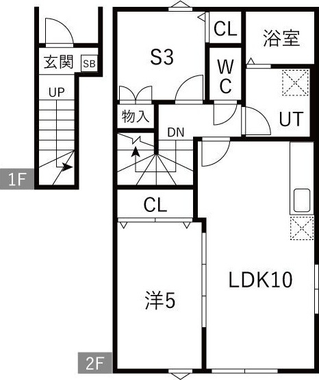 EQUUS C棟の間取り
