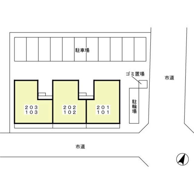 ヴィクトワール　Ⅰのその他|配置図です。