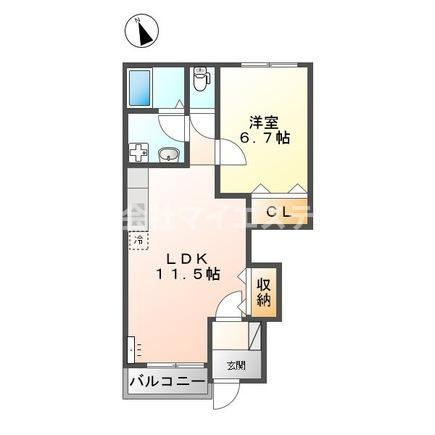 【間取り】 | ボンヌールパンションⅠ