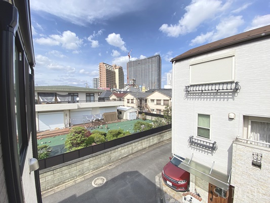 メゾンフルール小岩駅前の展望|窓からの景観です。