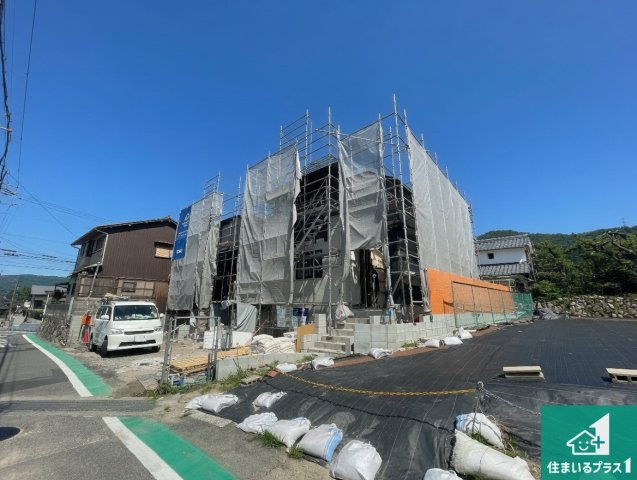 ★1(土)2(日)現地見学可能！★大津市南志賀　新築一戸建ての外観|現在建築中！落ち着いた街並みで新生活を始めることが出来そう！周辺の物件も併せてご紹介させて頂きます！