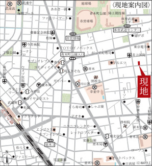 【地図】 | 川口市西青木三丁目　売地