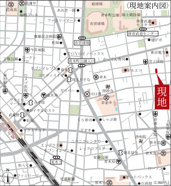 【地図】 | 川口市西青木三丁目　売地