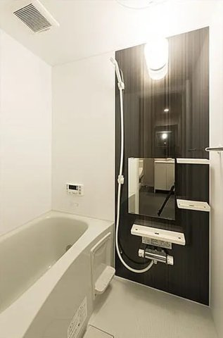 大阪市住吉区帝塚山1棟投資マンション【CRASTINE帝塚山東】　「2017年新築」「住吉東駅徒歩2分」の浴室
