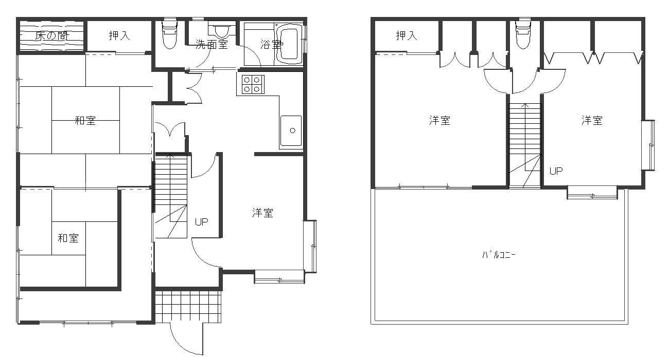 相生町１丁目中古住宅の間取り