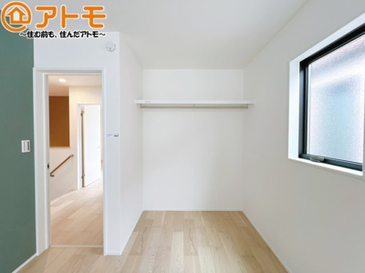 【収納】 | 葵区沓谷一丁目　新築戸建　全1棟 | 収納家具を減らせるクローゼット♪