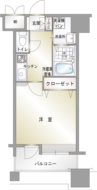 新品家具付きマンション中呉服町13(KaGood福岡)