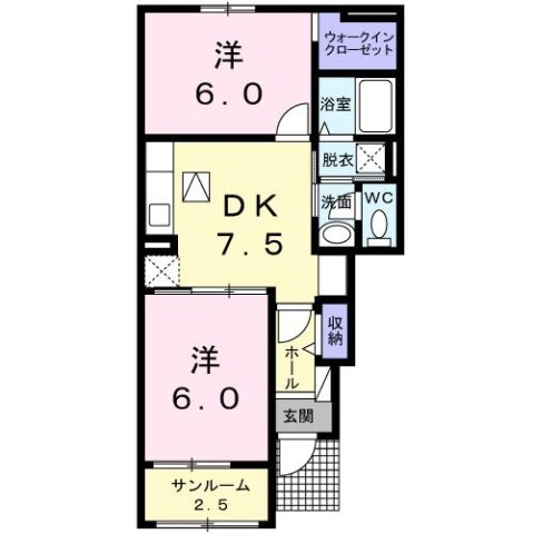 Ｖｉｌｌａ　Ｖｅｒｄｅの間取り