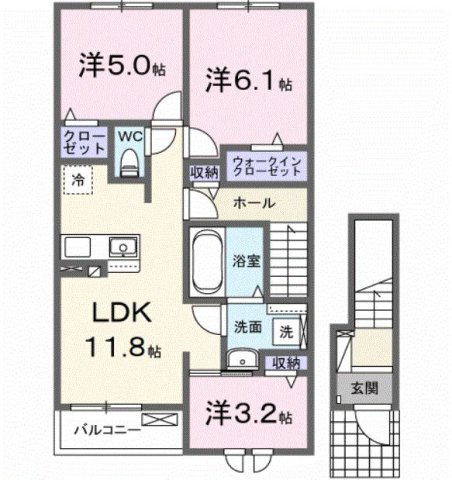 ルシールの間取り