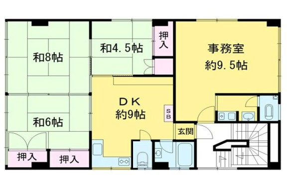 笹岡ビルの間取り