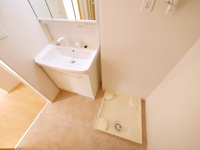 ミエティトゥーラの洗面所|忙しい朝には欠かせない洗面所です