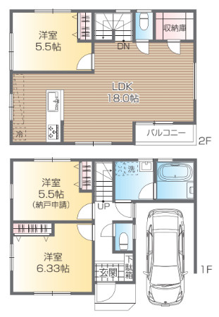 台東区日本堤１丁目の売地の参考プラン