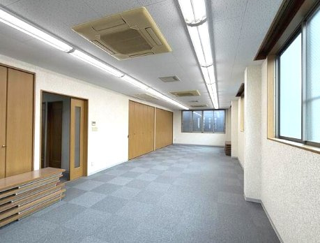 上京区五辻町事務所の内装