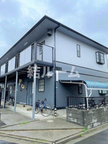 練馬区桜台５丁目のアパートのエントランス