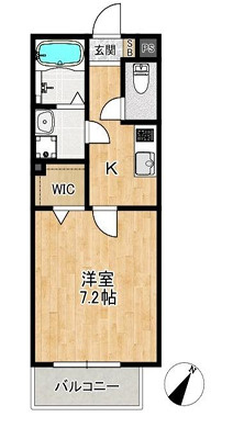 ALEGRIA姫路東の間取り