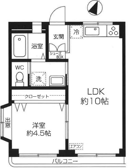 コスモ和光Ⅲの間取り