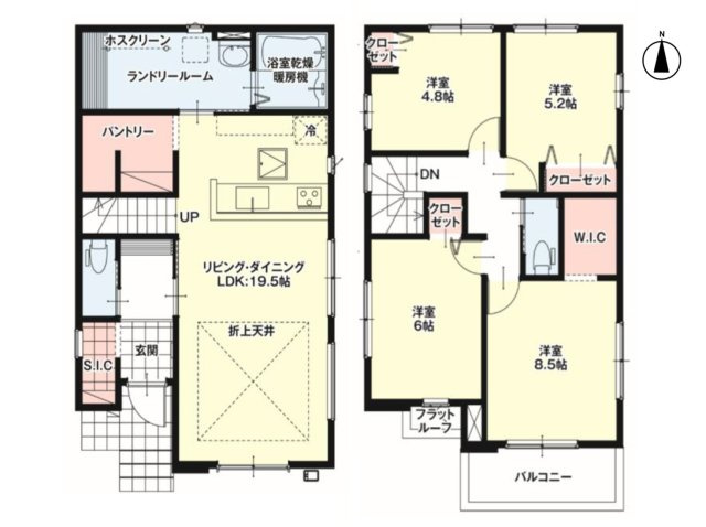 春日井市下条町3期(全2棟)の間取り