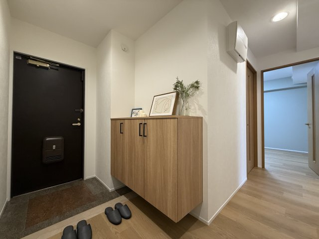 ライオンズマンション引山の玄関