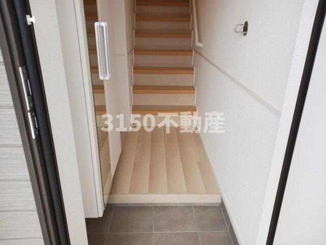 ロング　ボワ　シュドの玄関|明るい玄関です
