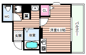 【間取り】 | スタシオン梅田イースト