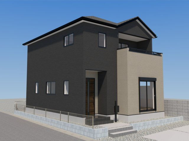 熊本市南区上ノ郷１丁目の新築一戸建の外観|イメージ図です