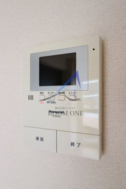 マリンロードダイヤモンドパレスのセキュリティ|モニター付インターホンです。