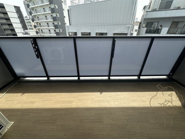ジオエント梅田北リバーフロントのバルコニー