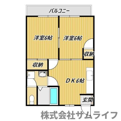 【間取り】 | サンシャインハイツ