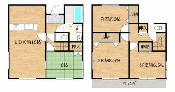 【間取り】 | 宗像市池田　中古一戸建☆仲介手数料無料☆
