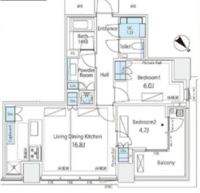 港区虎ノ門４丁目の賃貸マンション