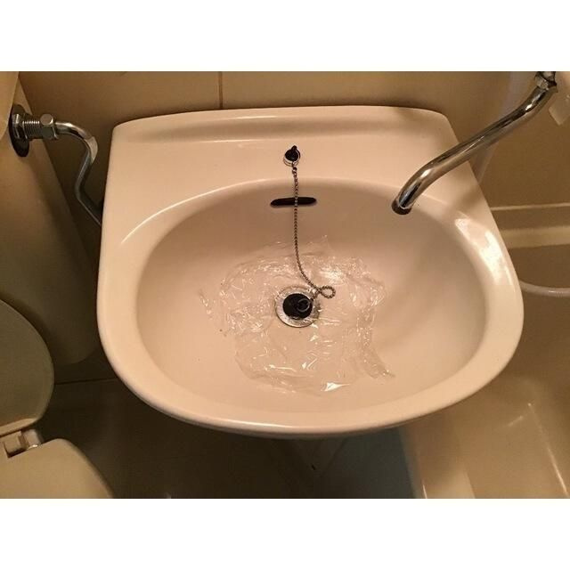 ミモザの洗面所