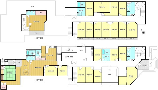　津市河芸町上野　デイサービスセンターの間取り