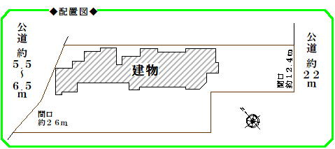 　津市河芸町上野　デイサービスセンターの区画図