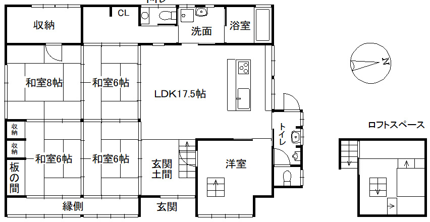 大宇陀西山の間取り