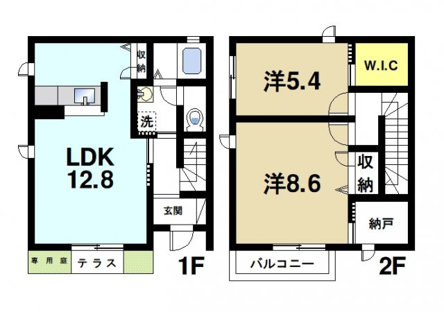 ディアス南後背の間取り