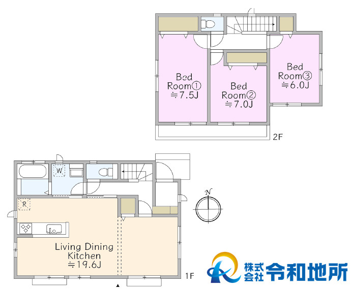中古戸建　茅ヶ崎市菱沼2丁目の間取り