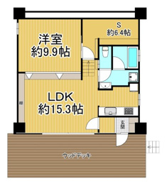 鷲林寺南町戸建の間取り